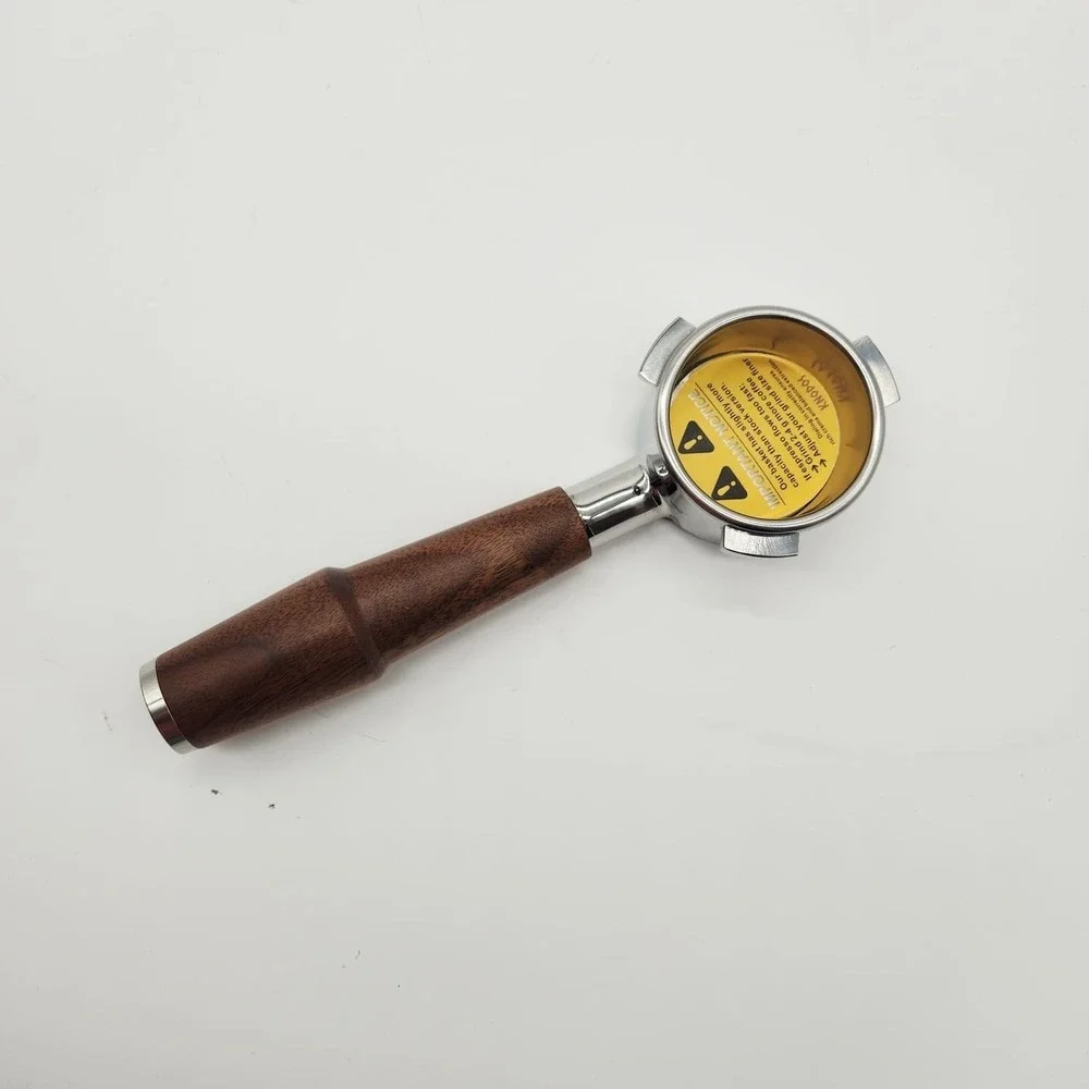 KNODOS‎ 54mm Bottomless Portafilter Walnut Handle Breville Barista Express Pro